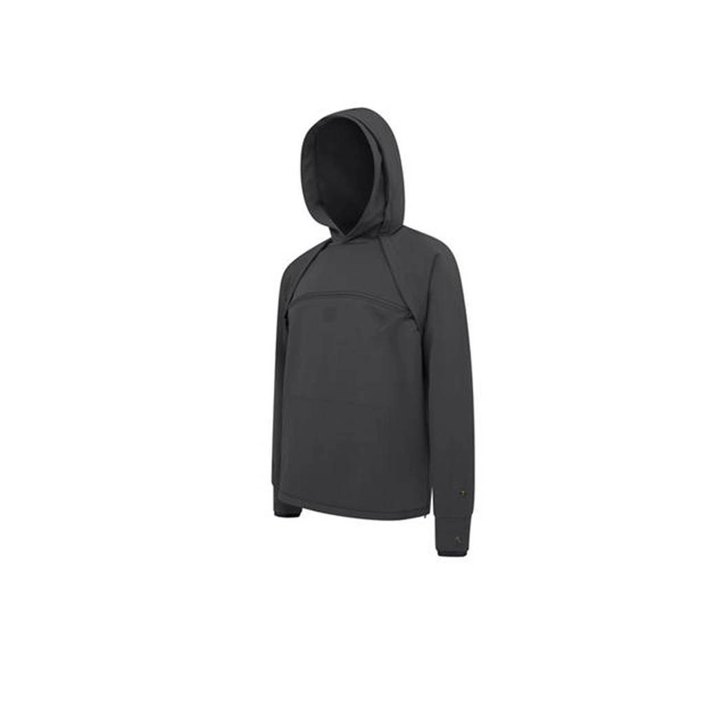CP Company Stretch Fleece Zipped Hoodie - Black